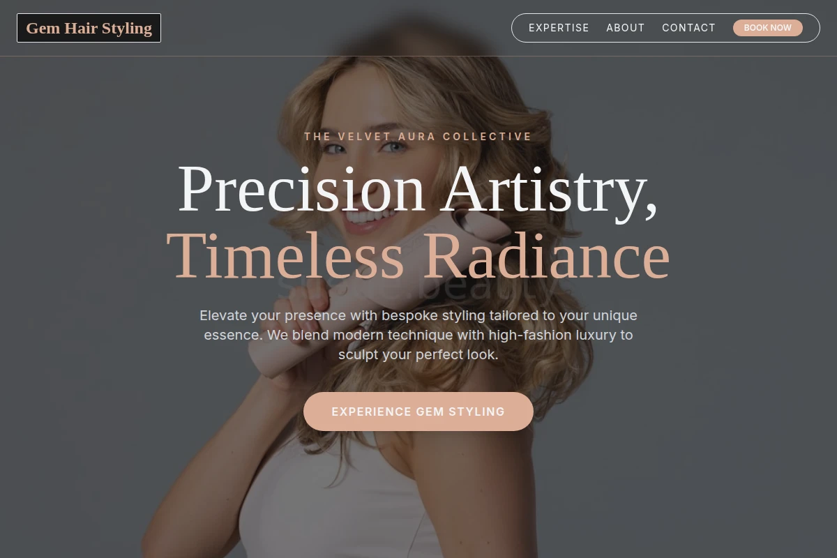 Premium Beauty Salon Website Design